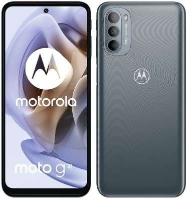 Smartphone 6.4" Motorola Moto G31 - Full HD+ OLED, Batterie 5000 mAh, double SIM, 4 Go de RAM, 128 Go de stockage, gris (version ES/PT)
