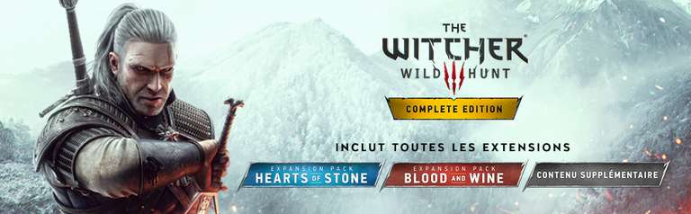 The Witcher 3: Wild Hunt - Complete Edition sur PC (Dématérialisé, store Brésil via VPN)