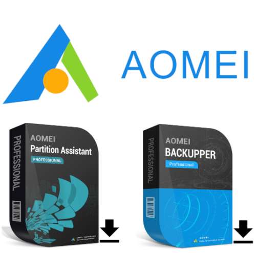 Sélection de logiciels Aomei offerts sur PC (Dématérialisés) - aomeitech.com