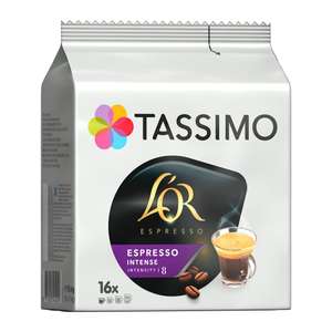 Paquet de 16 dosettes de café Tassimo Expresso Intense (via 0,07€ sur Carte Fidélité) - Ailly-sur-Noye (80)