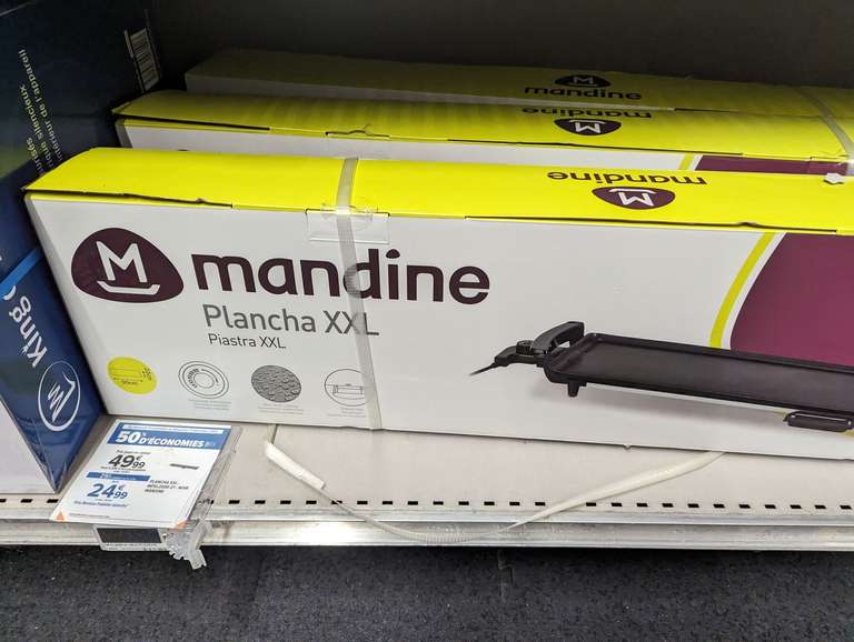 Plancha Mandine XXL (Via 35€ sur la carte de fidélité) - Collégien