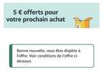 Sous Conditions] 5€ de réduction dès 20€ d'achat en créant une liste d'envies  –