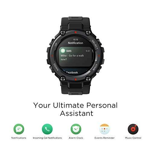 Montre connectée sportif GPS Amazfit T-Rex Pro (Via coupon - Vendeur tiers)