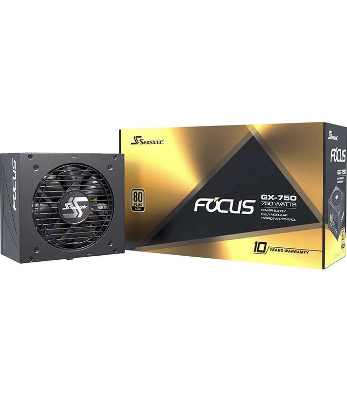Alimentation PC modulaire Seasonic FOCUS GX-750 - 80+ Gold, 750W