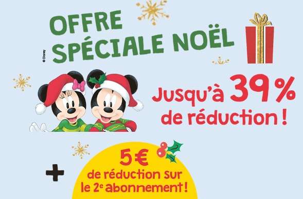 Abonnements Magazine Disney en promotion + 5€ de réduction sur le 2ème + Cadeaux (Livre Encanto ou Buzz l'éclair) - disneymagazines.fr