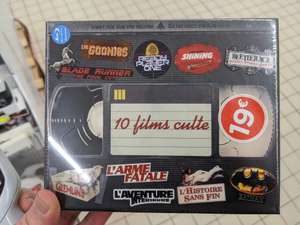 Coffret blu-ray : 10 films cultes - Carrefour Lomme (59)