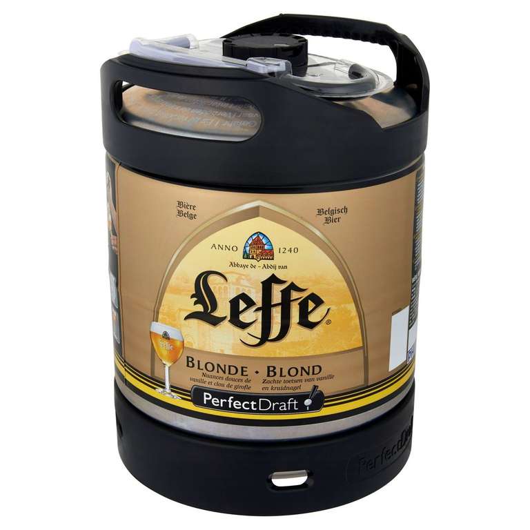 Pack de 3 Fûts de Bière Leffe Perfectdraft - 3x6L - Mix possible (Frontaliers Belgique)