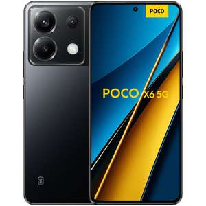 Smartphone 6,7" Xiaomi Poco X6 5G, Version globale, 8 Go, 256 Go, 120 hz 5100 mA, 67W, Bleu et Noir