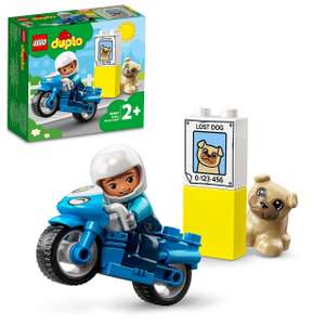 Lego Duplo 10967 La Moto De Police avec Figurine de Policier