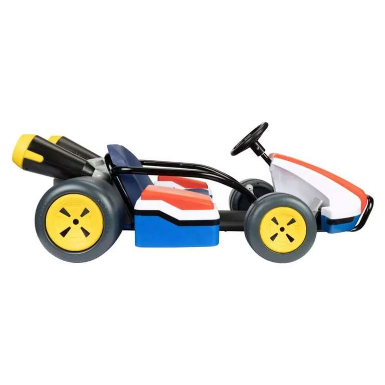 Karting Enfants Super Mario Kart - 24V, 13 km/h, 3 vitesses et marche arrière, Ceinture de sécurité, Avec Sons (50€ via cagnotte)