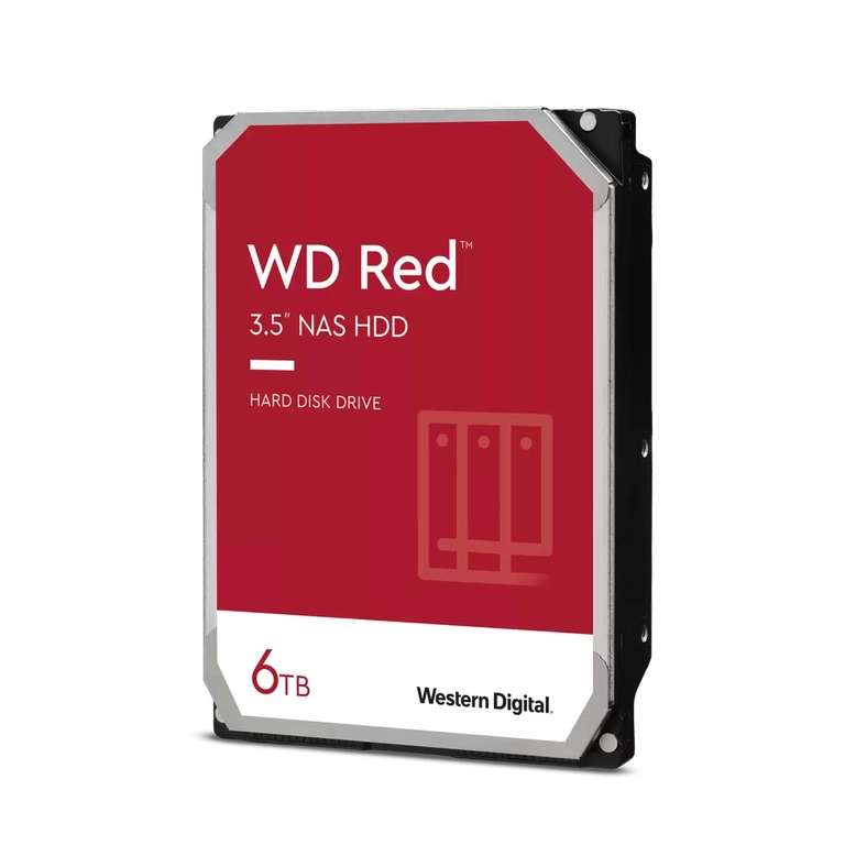 Disque dur Interne 3.5" WD Red - 6 To (WD60EFAX)