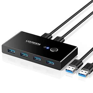 Switch Ugreen USB 3.0 Commutateur KVM 4 Ports USB pour 2 PC (Vendeur Tiers)