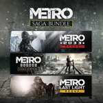 Metro Saga Bundle - 3 Jeux inclus: 2033 Redux + Last Light Redux + Exodus Gold sur Xbox One & Series XIS (Dématérialisé - Store Argentine)