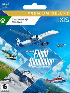 [Premium Deluxe Edition] Microsoft Flight Simulator 40th Anniversary sur PC/Xbox Series X|S (Dématérialisé)