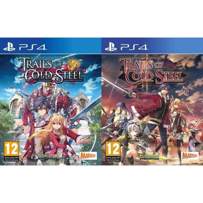 Pack The Legend of Heroes - Trails of Cold Steel 1 + 2 sur PS4 (vendeur tiers)