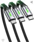 Lot de 3 câbles USB-A / USB-C Iniu - 0.5 + 2 + 2m (Via coupon - Vendeur tiers)