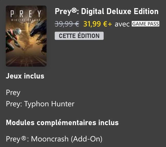Prey: Digital Deluxe Edition on