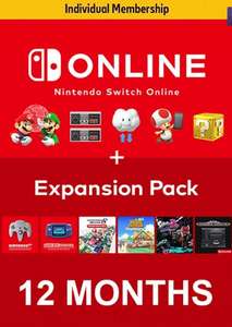 Abonnement Nintendo Switch Online 1 an + PACK additionnel (dématérialisé)