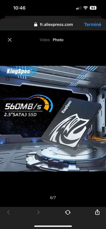 SSD interne KingSpec 1To