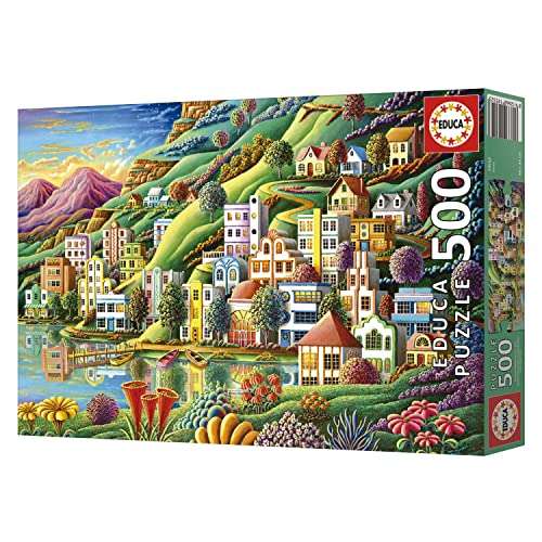 Puzzle Educa Port Caché - 500 pièces, 48 x 34 cm