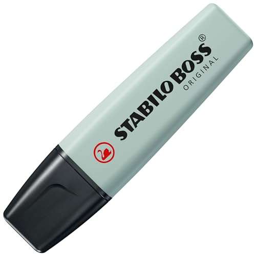 Surligneur Stabilo Boss Original, Set de bureau x 23 Surligneurs - 8 fluo + 8 pastel + 6 couleurs nature + 1 marqueur noir