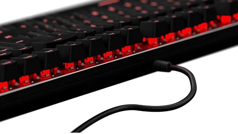 Clavier gaming mécanique filaire AOC GK500 - Éclairage RVB, Anti-ghosting, Switch Outemu RED, AZERTY