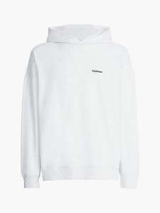 Sweat-Shirt à capuche Homme Calvin Klein - Blanc - Tailles XS à XL