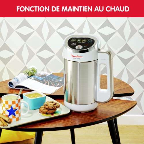 CDAV] Blender chauffant Moulinex My Daily Soup Velouté Soupe Milkshake  YY4301FG - 1000w, 1.2L, 3 programmes –
