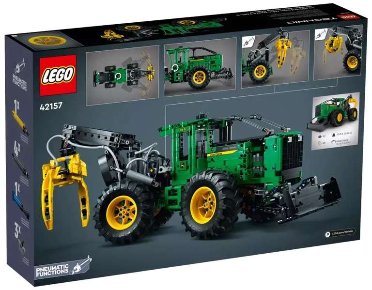 [CDAV] Jeu de construction Lego Technic 42157 - La Débardeuse John Deere 948L-II