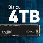 SSD NVMe M.2 PCIe 4.0 Crucial P3 Plus CT2000P3PSSD8 3D NAND - 2To, Jusqu’à 5000 Mo/s