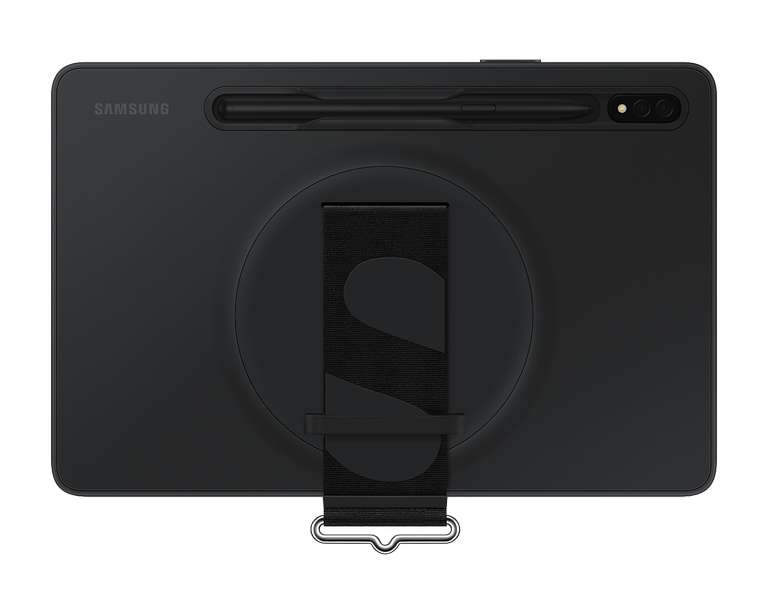Coque en silicone avec lanière Galaxy Tab S8 (EF-GX700CBEGWW)