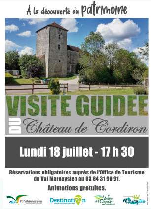 Visite Guidée Gratuite via réservations au Château de Cordiron - Burgille (25)