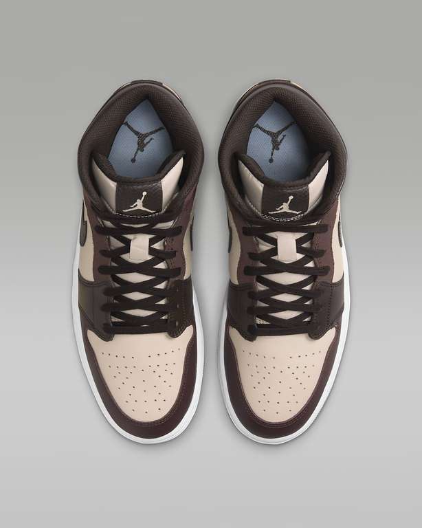 Chaussures pour homme Air Jordan 1 Mid Se Cuir Pleine Fleur et Daim - Plusieurs Tailles Disponibles