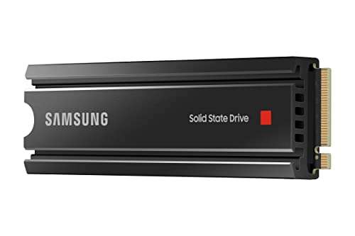 SSD Interne NVMe M.2 PCIe 4.0 Samsung 980 Pro (MZ-V8P1T0CW) - 1 To, Dissipateur de chaleur inclus, Compatible PS5