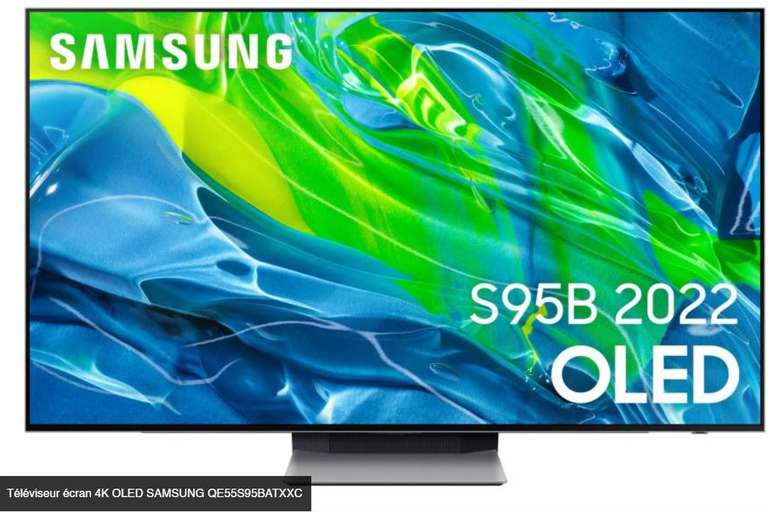 TV 55" Samsung QE55S95BATXXC - OLED, 4K UHD, 100 Hz, HDR10+, Smart TV (Via ODR de 200€)