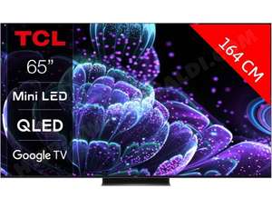 TV QLED 65" TCL 65C831 - 4K UHD, 144Hz, Google TV (Via ODR de 150€)