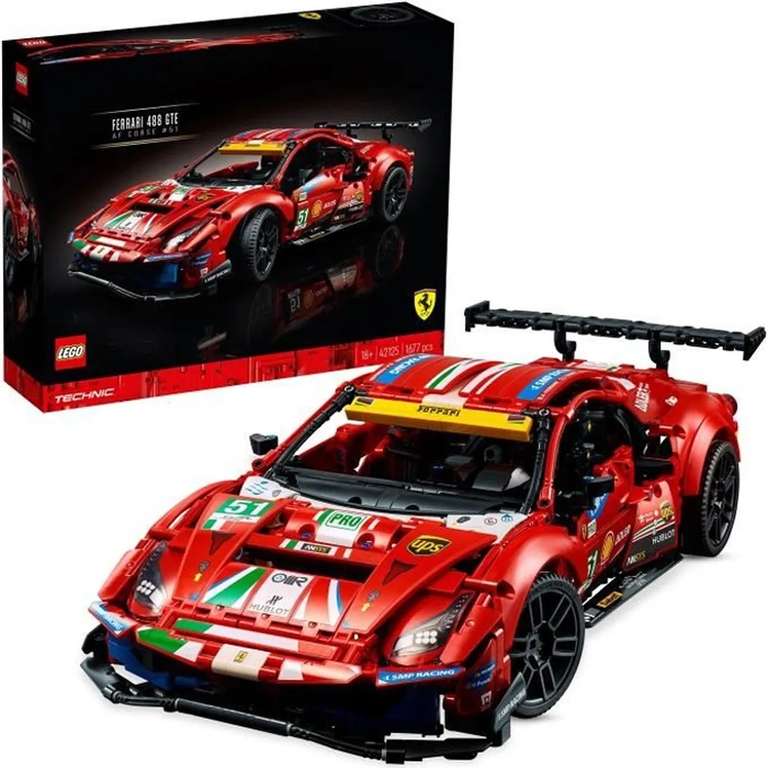 Jouet Lego Technic (42125) - Ferrari 488 GTE AF Corse 51