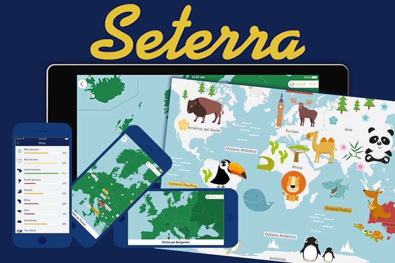 Application Seterra Géographie version complète gratuite sur iOS