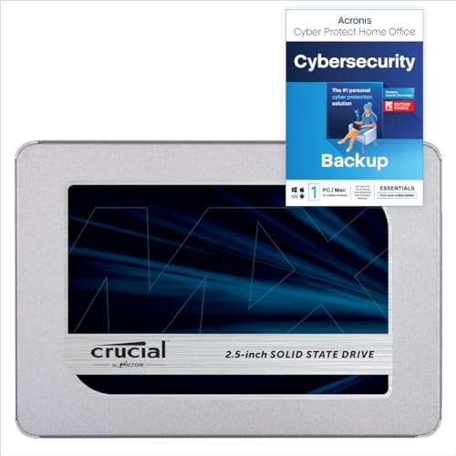SSD interne Crucial MX500 1 To 2,5 pouces 7 mm (avec adaptateur 9,5 mm)  SATA NAND 3D | CT1000MX500SSD1 | Crucial FR
