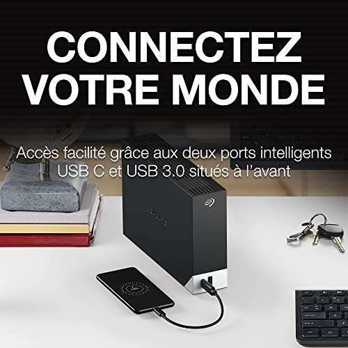 Disque dur externe Seagate One Touch Hub - 8 To