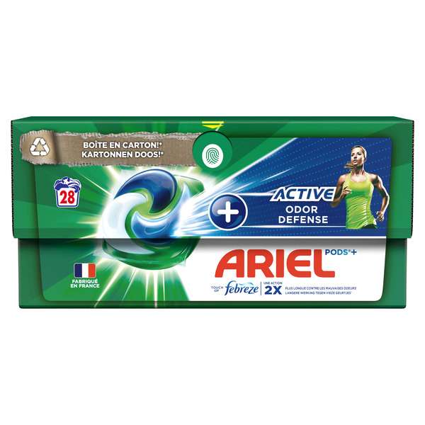 Lot de 3 paquets de lessive Ariel Pods - 3 x 28 capsules (via ODR Shopmium + ODR Envie de Plus)