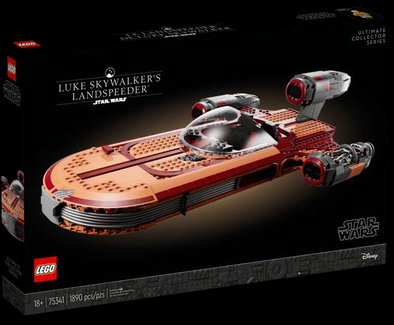 Jeu de Construction Lego Star Wars 75341 Le Landspeeder de Luke Skywalker (Frontaliers Belgique)