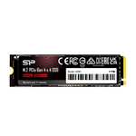 SSD M.2 NVMe 4.0 Silicon Power SP01KGBP44UD90 - 1 To, Gen4 PCIe R/W - 3D NAND - jusqu'à 5 000 Mo/s