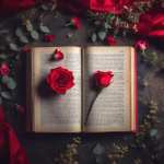 Distribution gratuite d'une rose et d'un recueil de poèmes dans 500 Librairies indépendantes