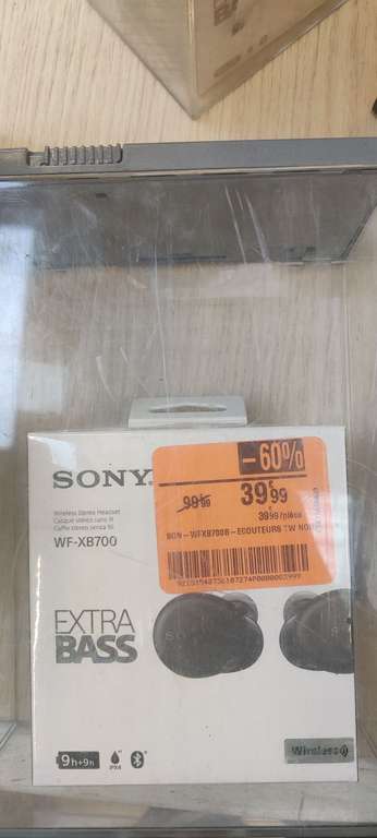 Écouteurs sans fil Sony XB700 - Carrefour Gennevilliers (92)