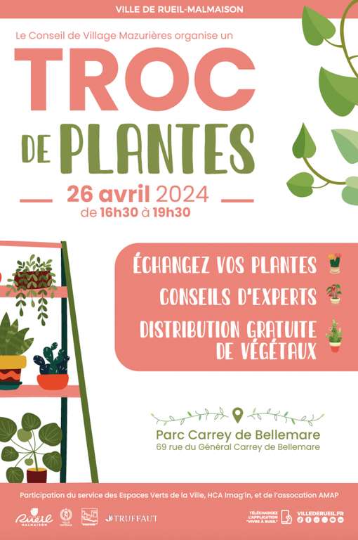 Distributions gratuites de végétaux et de bulbes - Rueil-Malmaison (92)
