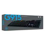 Clavier gaming sans-fil mécanique Logitech G915 Lightspeed - Switch GL Tactile, AZERTY