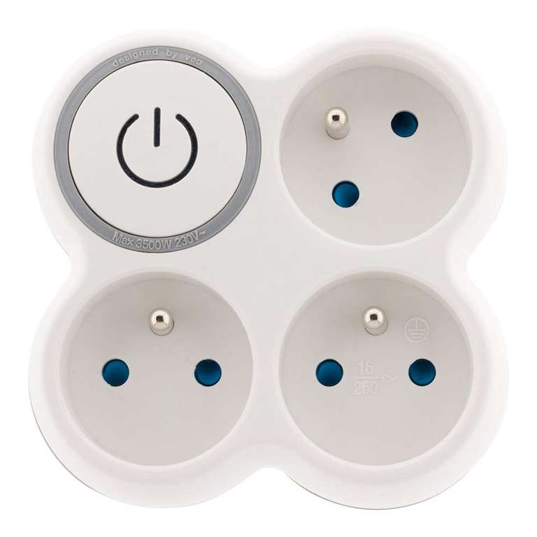 Multiprise 5x16a 2p+t + Interrupteur + Housse - Rouge - Zenitech Multiprise 5x16a 2p+t + Interrupteur + Housse - Rouge - Zenitech