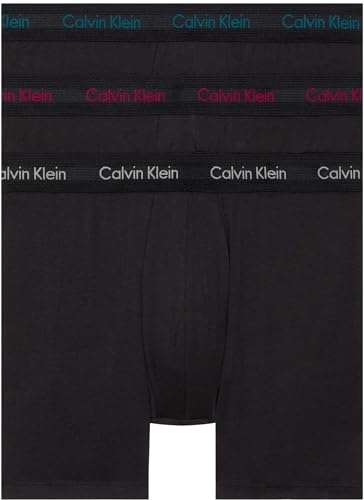 Lot de 3 Boxers Calvin Klein Briefs, Noir, du XS au XL