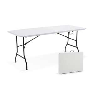 Table pliante multi-fonction 180 x 70cm blanche